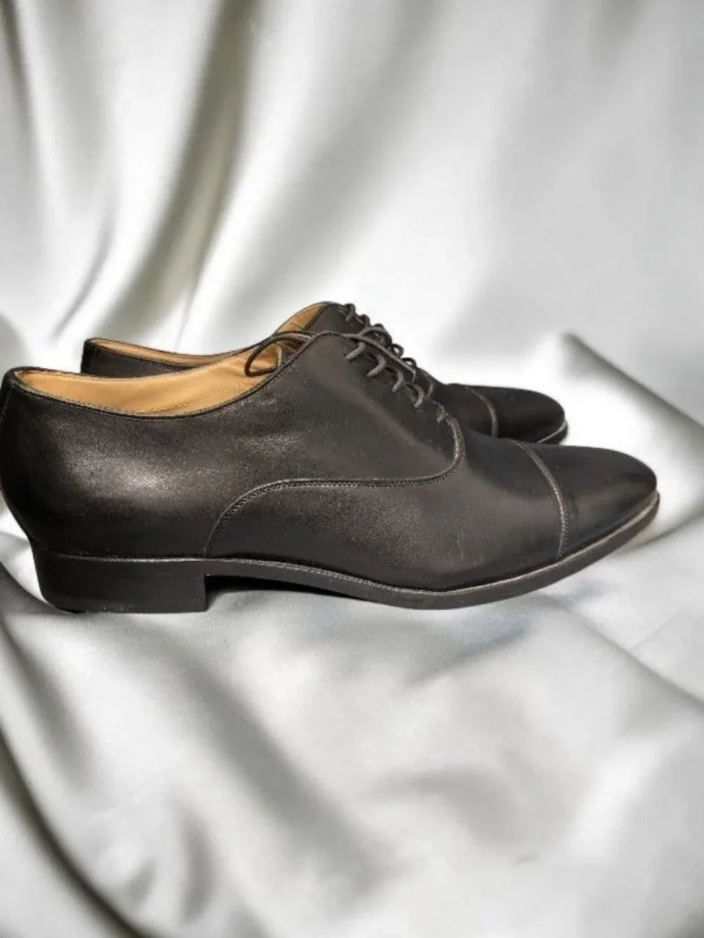 To Boot NY Adam Derrick Black Leather Derby Shoes Size 12D- Display Model !